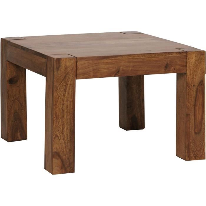 WOHNLING Debout étagères En Bois Massif Sheesham 105 Cm Salon étagère