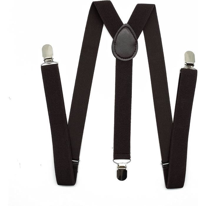 Bretelles Réglables Pour Pantalon Homme – Largeur 35mm, élastiques, Avec 4 Clips