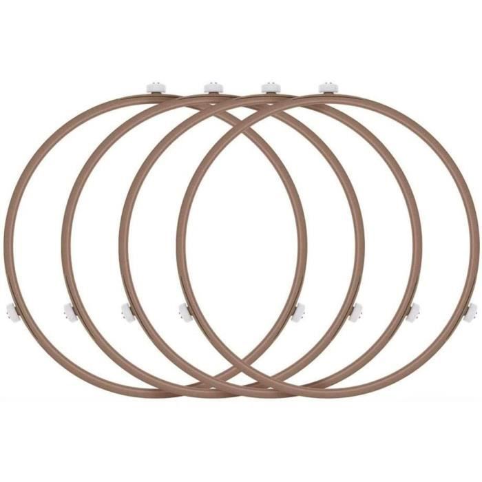 Lot De 2 Anneaux De Plateau Tournant Pour Micro-ondes De 17,5 à 18,9