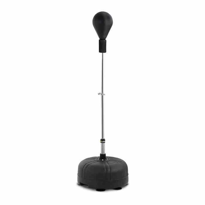 Plateforme Murale De Boxe SPORTNOW Avec Poire De Vitesse - Hauteur Ajustable 7 Niveaux, Pivot 360° - Noir Et Rouge