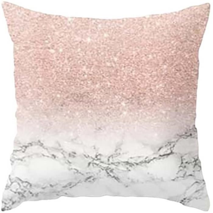 Taie d'oreiller Housse de coussin géométrique marbre Texture Plaid Taille canapé Home Decor