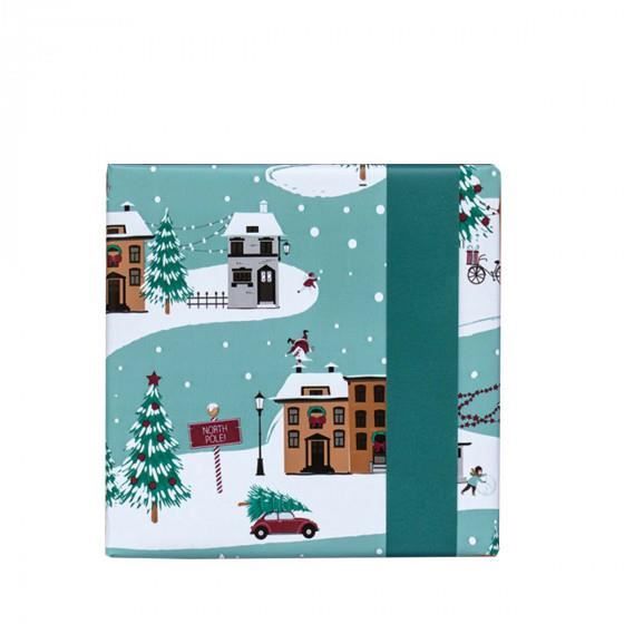 Rouleau de papier cadeau noël double face Bleu - Cdiscount Beaux-Arts