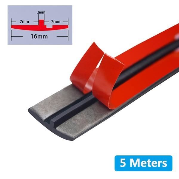 Seuil de porte voiture,Joints de voiture en forme de T 16MM,bandes d