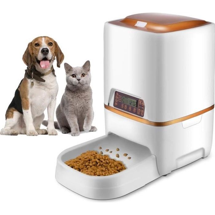 Sailnovo Distributeur Automatique De Nourriture Distributeur Programmable De Croquettes Gamelle Enregistrement Vocal 4 Repas Pour Cdiscount Sailnovo Distributeur Automatique De Nourriture Distributeur Programmable De Croquettes Gamelle Enregistrement Vocal 4 Repas Pour Cdiscount