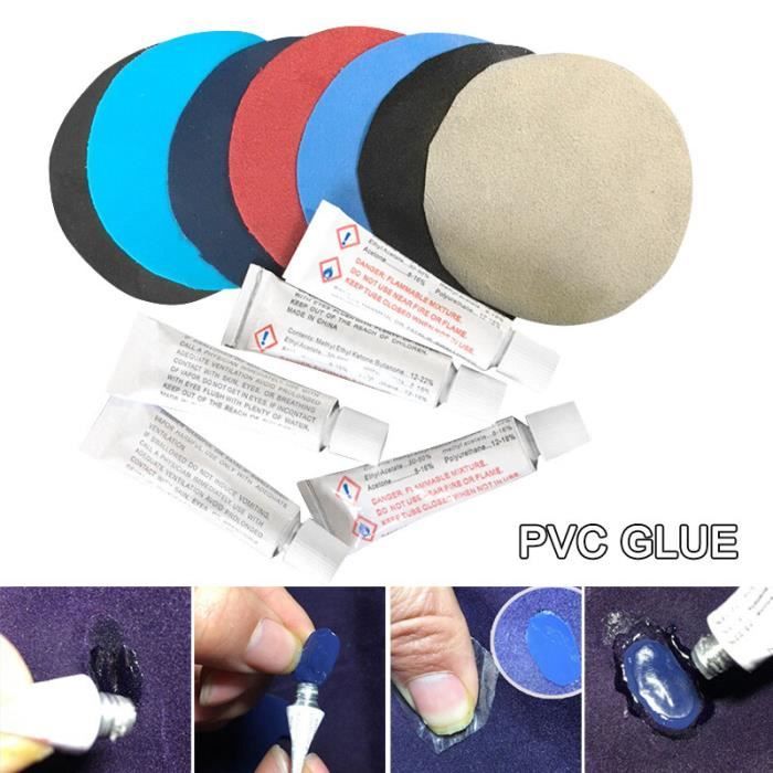 10pcs/set gonflable piscine Repair Tool Kits PVC Crevaison Patch Colle 