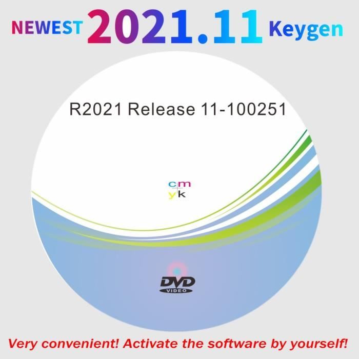 2021.11 Nouveau DVD - Logiciel Keygen gratuit pour Tnesf Delphis Orpdc VD Ds150e CDP, outils de diagnostic de