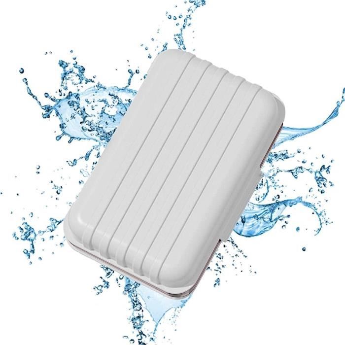 Tbest porte-savon portable Conteneur de savon de voyage étanche Tbest porte-savon portable Conteneur de savon de voyage étanche