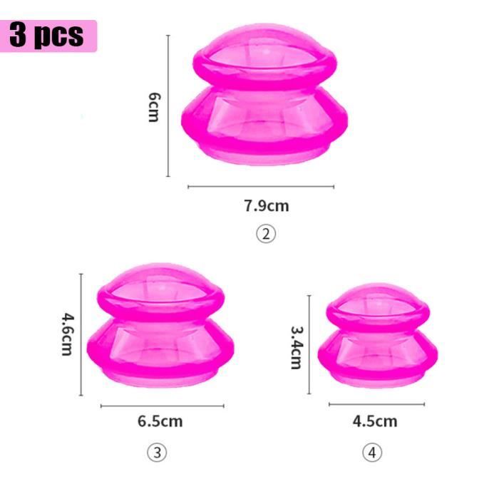 Ensemble De 4 Ventouses De Massage - Pour Thérapie Par Ventouses - Neuf Sans Marque