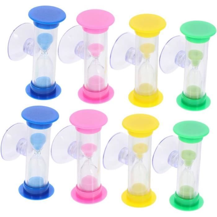 Sablier 2 Minutes Vert Clair Avec Brosse à Dents - Minuterie Décorative Pour Cuisine, Classe Et Enfants