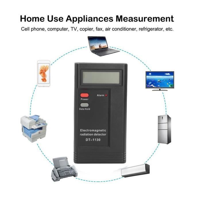 Détecteur De Champ Magnétique EMF - 5 LEDs, Pour Maison, Chasse Aux Fantômes Ou Curiosité Scientifique