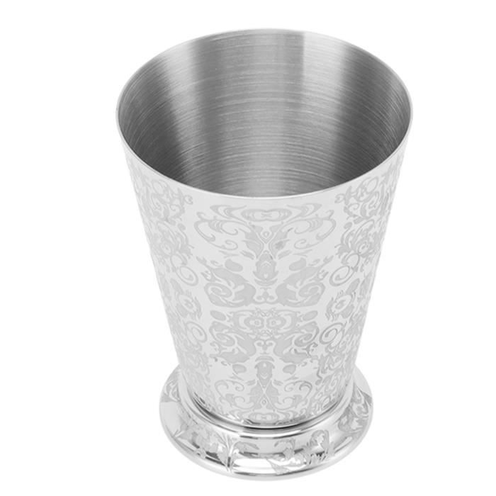 Tasse En Acier Inoxydable 304 Brossé 240ml - Tasse Bière Café Camping Dorée