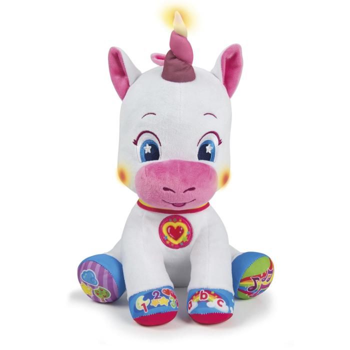 Licorne multicolore peluche discount