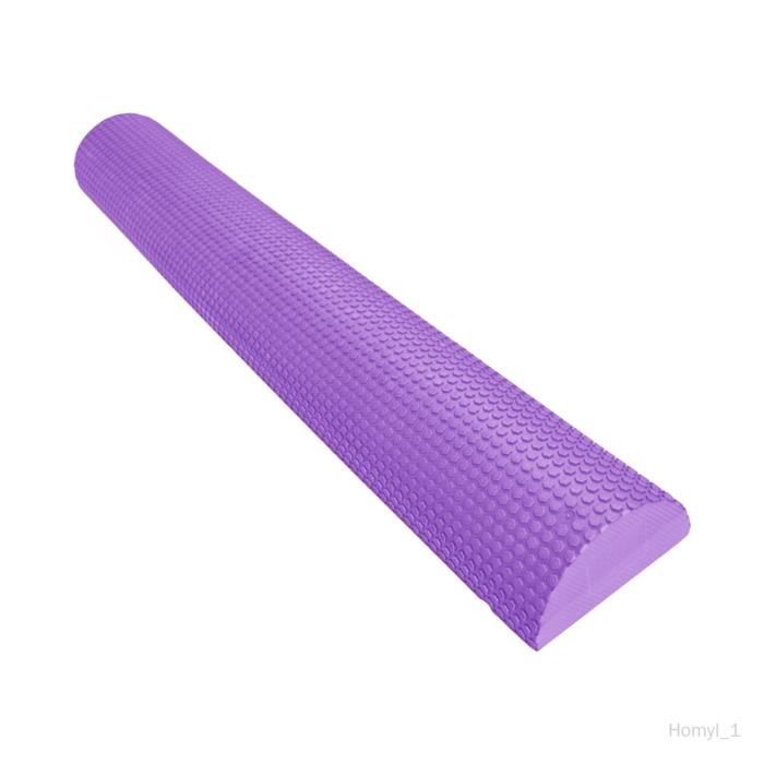 Rouleau De Yoga/massage Leewadee Noir Et Blanc Zigzag - 50 Cm X 15 Cm - Neuf