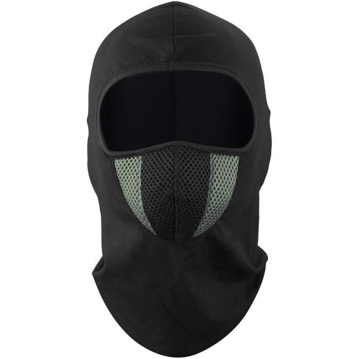 2PCS Cagoule Balaclava Cache-Cou Masque Tour de Cou Coupe-Vent en Tissu  Polaire Hiver Moto Ski Scooter Randonnée
