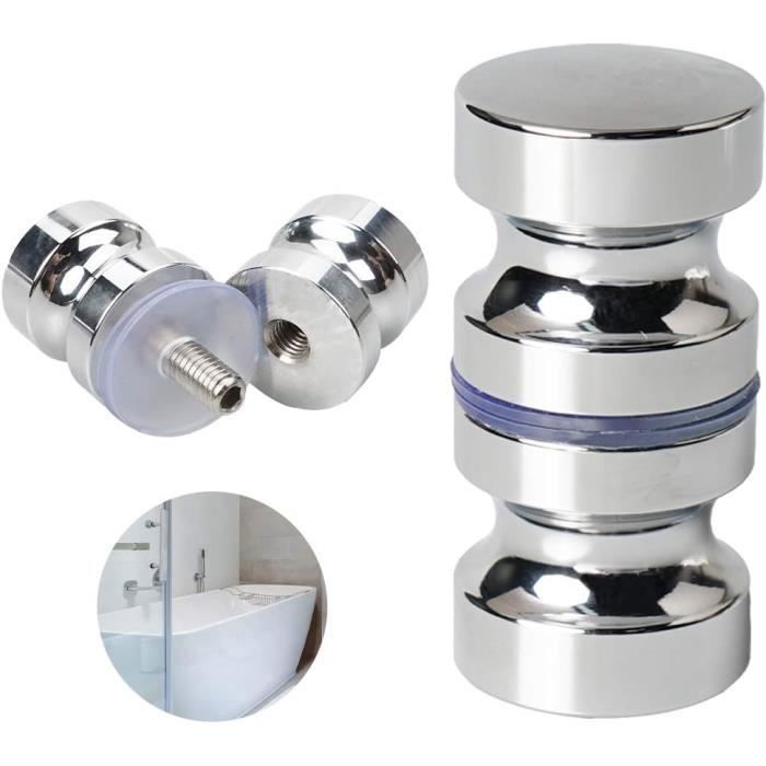 Poignée De Porte En Verre De Salle De Bain En Alliage D'aluminium