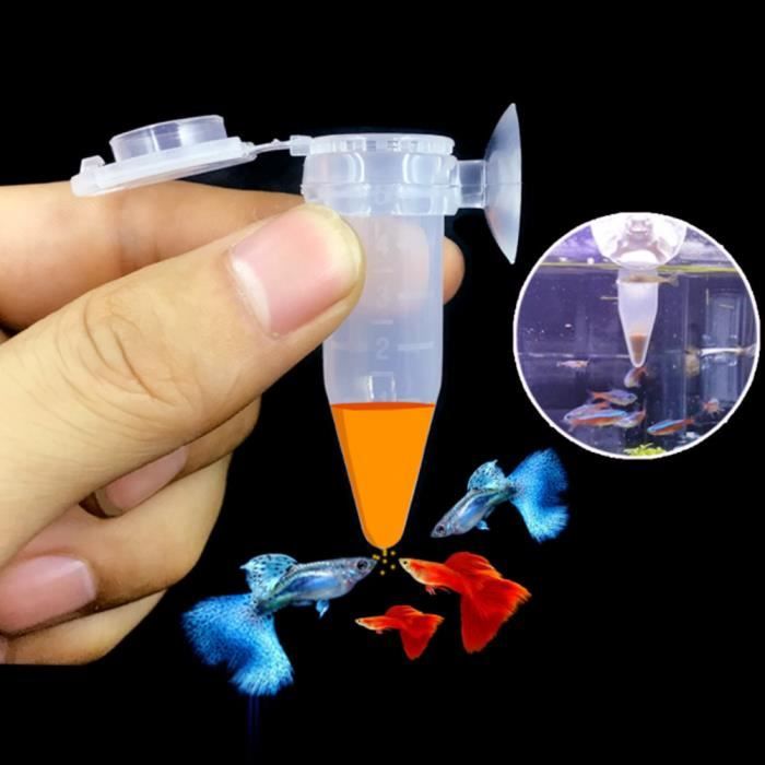 Tuyau D'alimentation En Acrylique Transparent Pour Aquarium - 20 Cm - Nourrir Crevettes, Poissons, Escargots Facilement