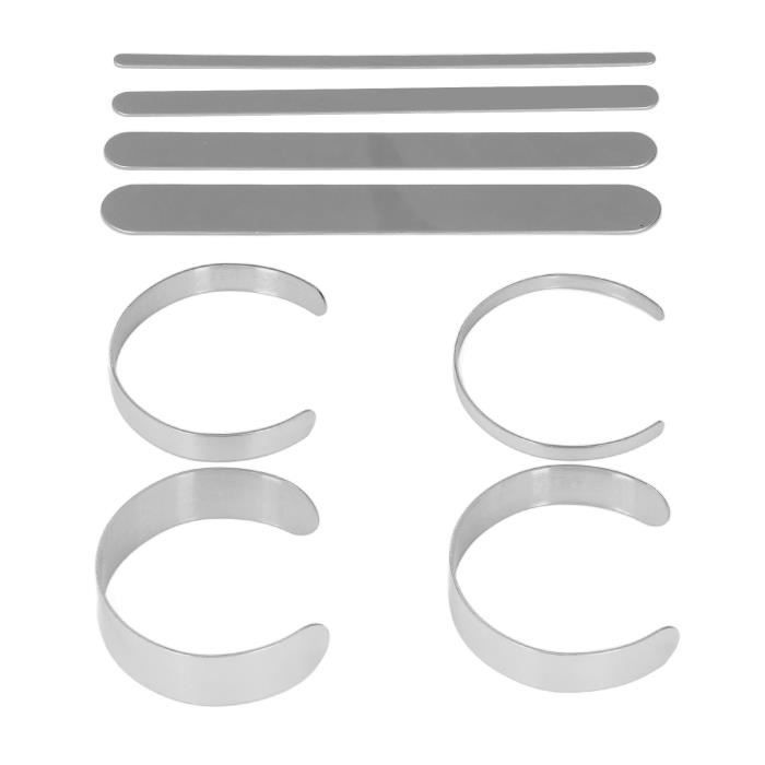 Bracelet Unisexe En Acier Inoxydable PAURO - Design Minimaliste Et Intemporel - Parfait Pour Un Look Quotidien Ou Cadeau