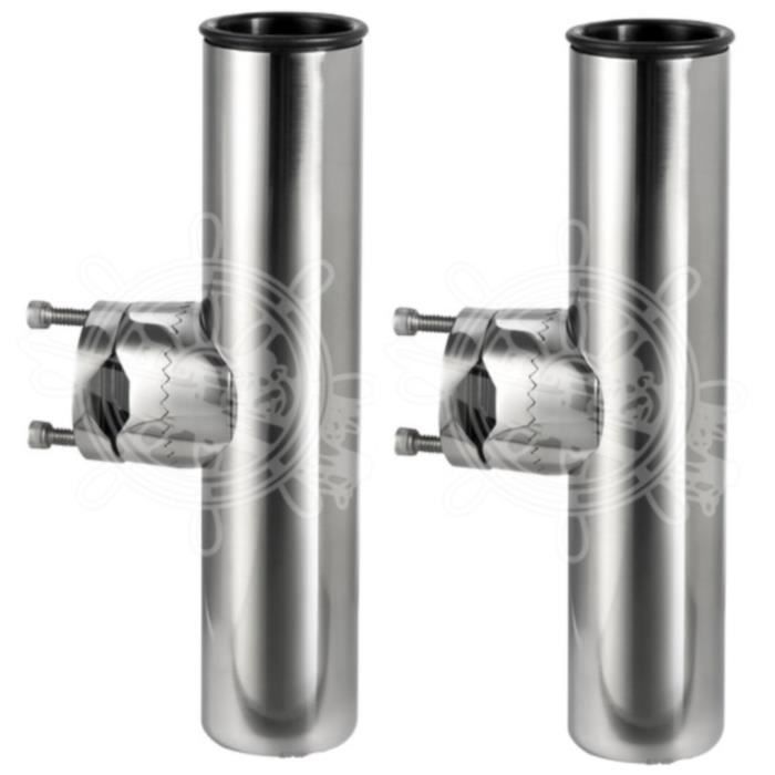 Porte-Canotier En Inox 316 A4 - Pour Tube 22/25/30mm, Pêche Bateau, Longueur 155mm, Diamètre Intérieur 37mm