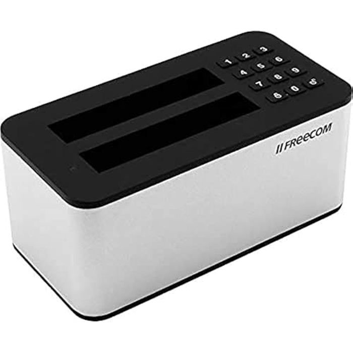 Dockingstation - FREECOM - mDock Keypad Secure - USB 3.1 Gen 1 - Boîtier externe - Noir