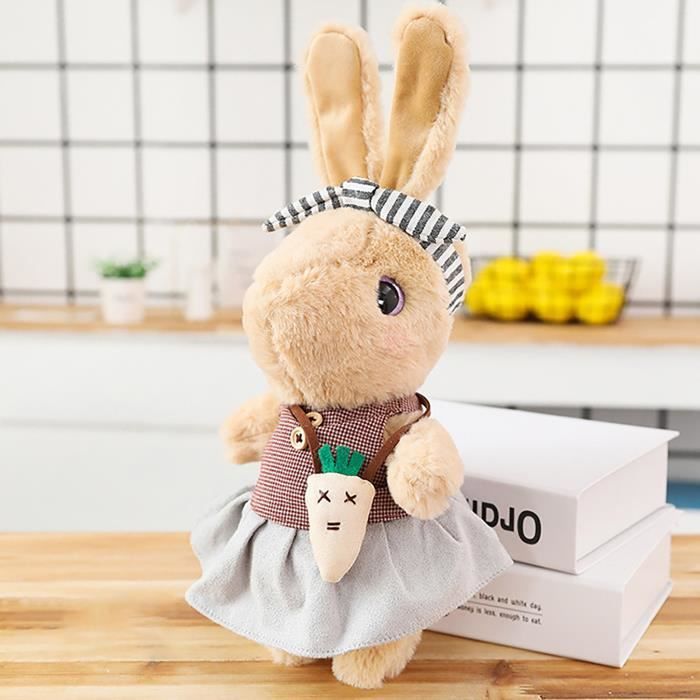 Peluche Douce Mignon Petit Lapin Animaux En Peluche Oreillers Cadeaux D Anniversaire Pour Enfants B529 Cdiscount