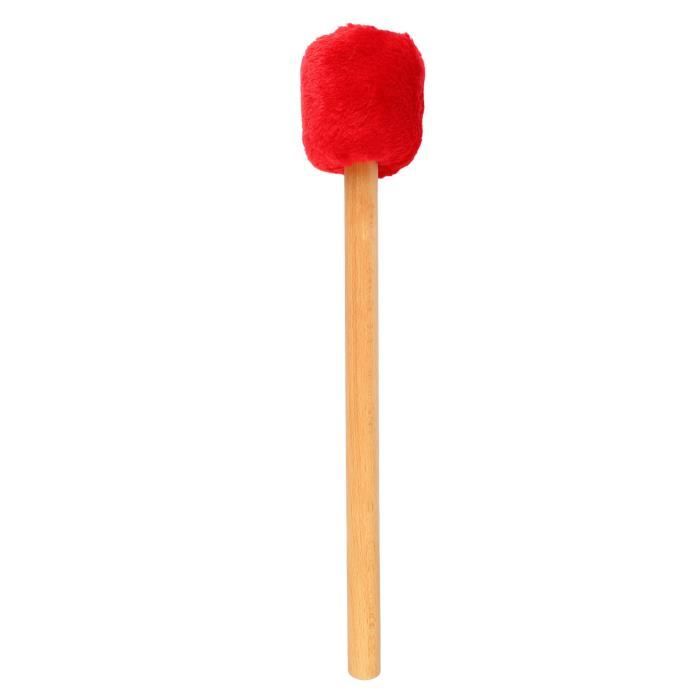 Culinavog - 2 Maillets De Grosse Caisse En Feutre - Pour Timbales, Percussion - Avec Manche Inox Et Sac De Rangement