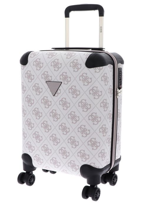 GUESS Centennial 18 Valigia A Mano 8 Ruote - Carrello Cabina Bianco, 40 Litri - Foto 4