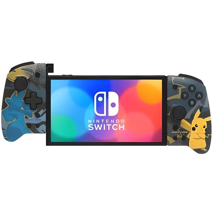 Manette Hori Split Pad Pro Lucario pour Nintendo Switch Multicolore