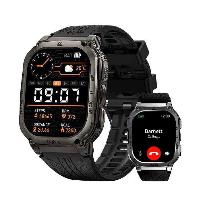 Montre Connectée Rugged KOSPET Tank : Durabilité Extrême Et Performance Au Rendez Vous