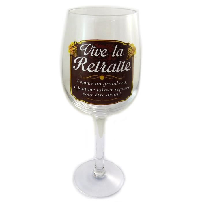 Verre A Vin Vive La Retraite Les Tresors De Lily N6150 Cdiscount Maison Verre A Vin Vive La Retraite Les Tresors De Lily N6150 Cdiscount Maison