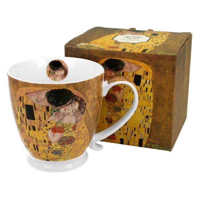 Coffret 2 tasses et soucoupes 15,5 cm en porcelaine - Harmonia