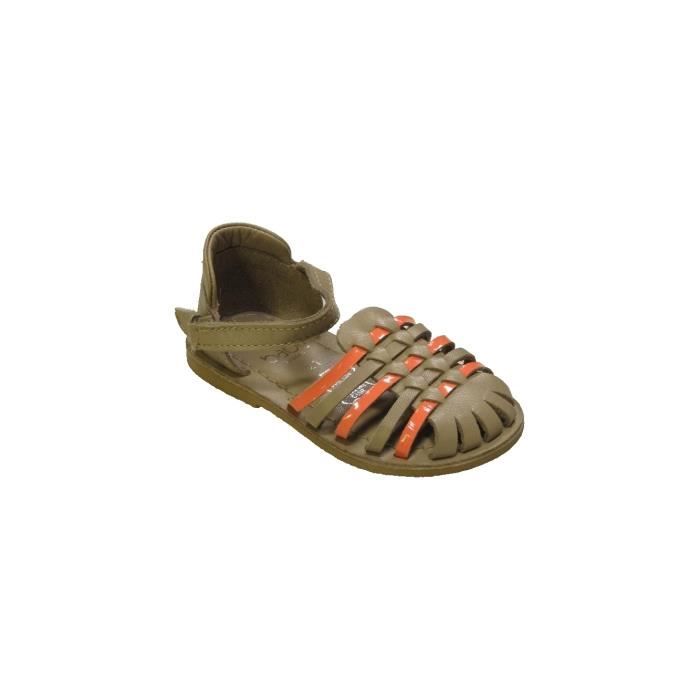 Sandales Et Nu Pieds Bebe Fille Gemo Taille 21 Marron Ete 787 Marron Marron Cdiscount