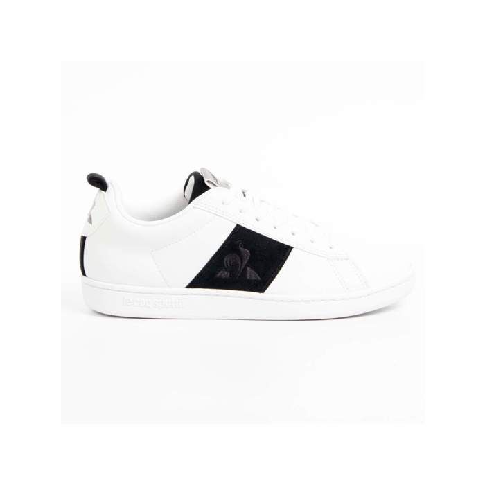 Basket Le Coq Sportif Femme - Court Classic - Blanc - Synthétique