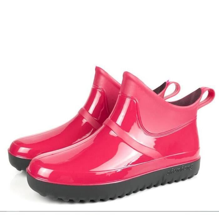 Botte de hotsell pluie rouge femme