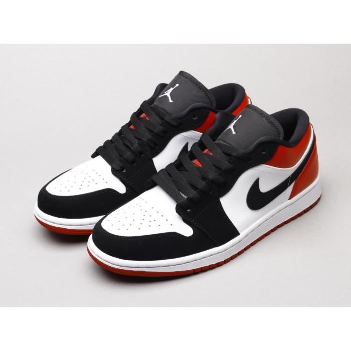 air jordan 1 low rouge noir blanc