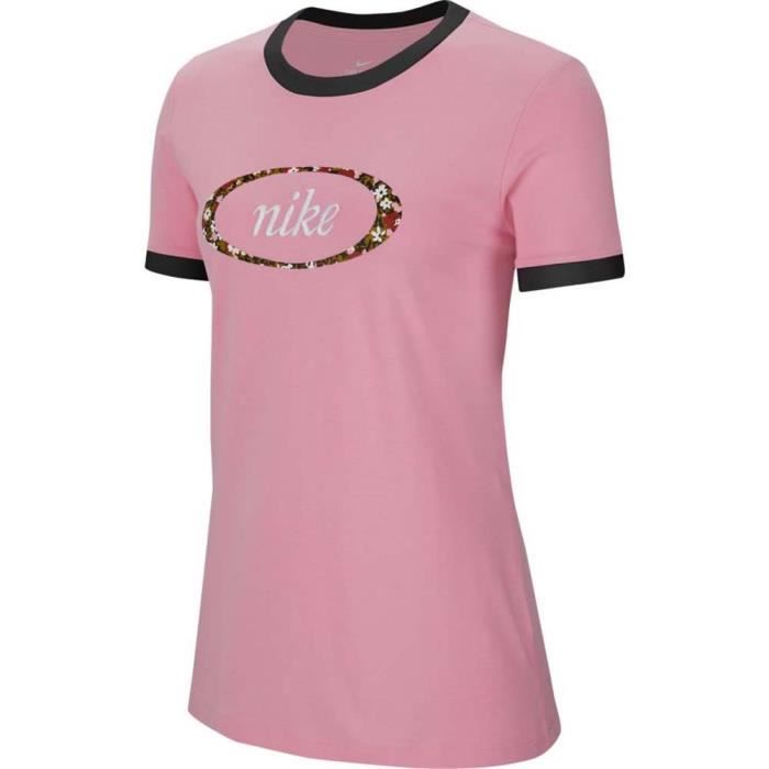 T shirt nike rose femme outlet