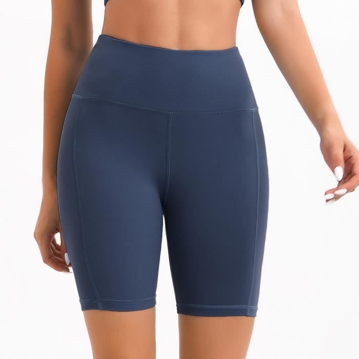 Short De Course Femme CRZ YOGA - Taille Haute, Séchage Rapide, Poche Zippée - Pour Running, Fitness