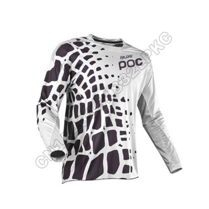 Maillot De Cyclisme Homme TwinSix – Blanc/jaune, Manches Courtes, Taille XL