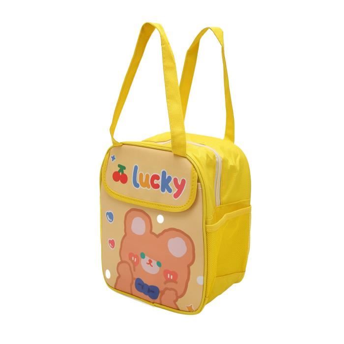 Sac à Déjeuner Isotherme Pour Enfants - Motif Aquarelle Cheval - Grande Capacité, Imperméable - Pour École, Pique-nique