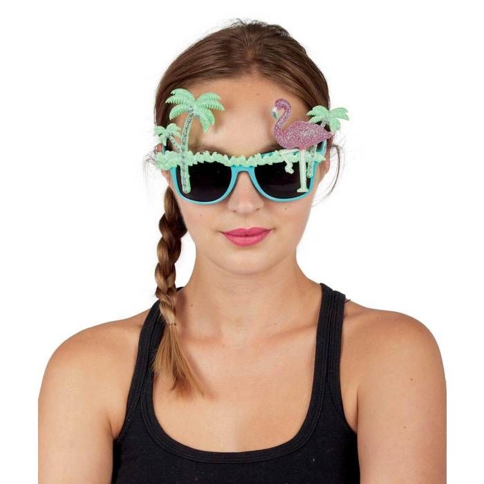 Lunettes De Soleil Flamant Rose Fantaisie - Accessoire Carnaval, Fête, Anniversaire, Pour Enfants Et Adultes - 7
