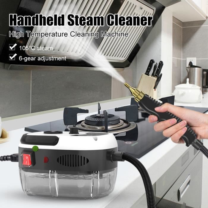 Waitbird Nettoyeur Vapeur Multifonction Écologique avec Réservoir Haute Capacité - Nettoyeur à Vapeur pour Sol, Canapé, Voiture et Plus - 21 Accessoires Inclus - Sécurisé et Économique