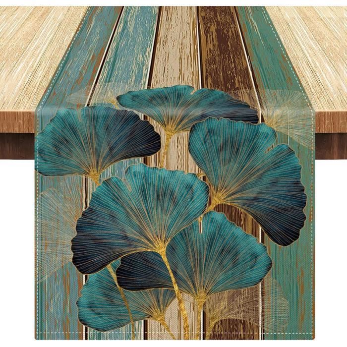 Chein De Table Décoratif Rétro TeeRFU – 40 X 177 C, Broderie Florale