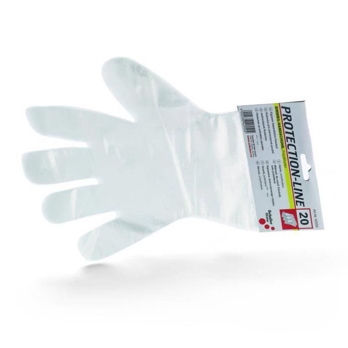 Gants latex jetables nitrile, Sans poussière, Résistant et  confortable,cuisine, nettoyage, 100 pcs, Blanc, Taille M - Cdiscount  Bricolage