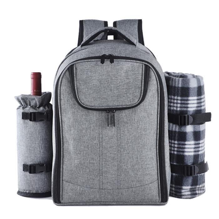 Sac à Dos De Pique-Nique Sac De Pique-Nique épaissie Feuille D'aluminium Sac à Lunch Portable - 6