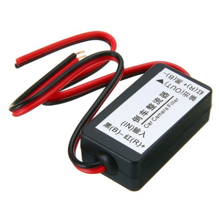 Relais Redresseur Filtre 12V Pour Caméra De Recul - Compatible Voitures Allemandes/américaines - 4,8x2,6 Cm