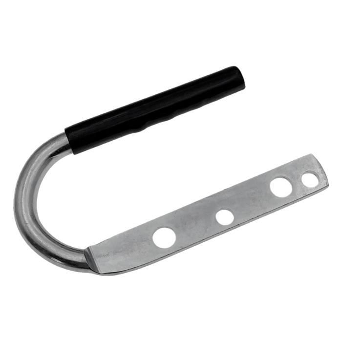 Poignée De Porte Noire Pour Camping-car, Remorque, Van - Installation Facile Avec Vis Incluses - Design Ergonomique Confortable