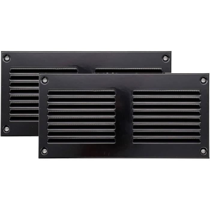 Vent Systems 30 X 20 Cm - Gris - Grille De Retour D'air En Métal Avec