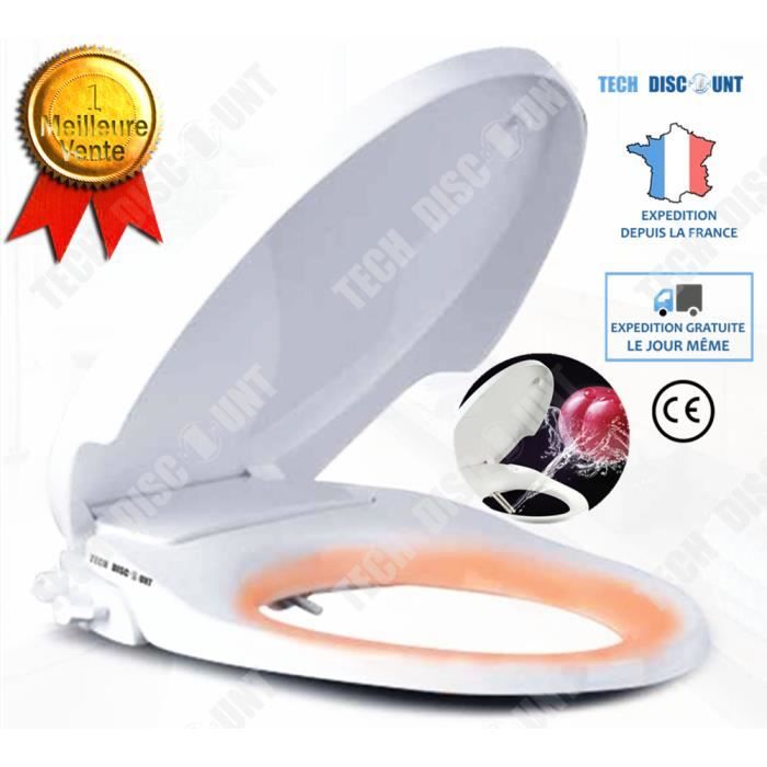 Cuvette chauffante wc japonais abattant wc automatique toilette eau hygiène  intime luxe siège chauffant confortable salle de bain - Cdiscount Bricolage