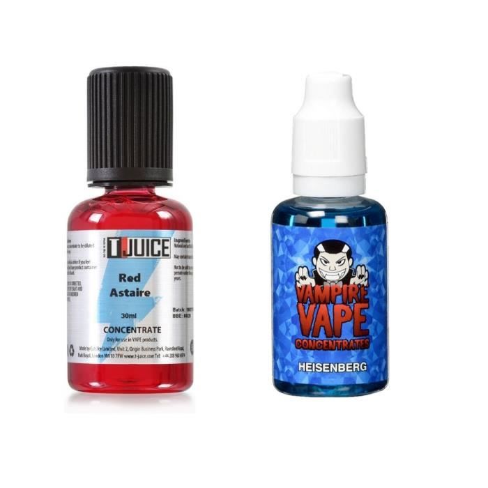 Pack Concentr - Red astaire 30 ml + Heseinberg 30ml - AMAVAPE - Cdiscount  Au quotidien