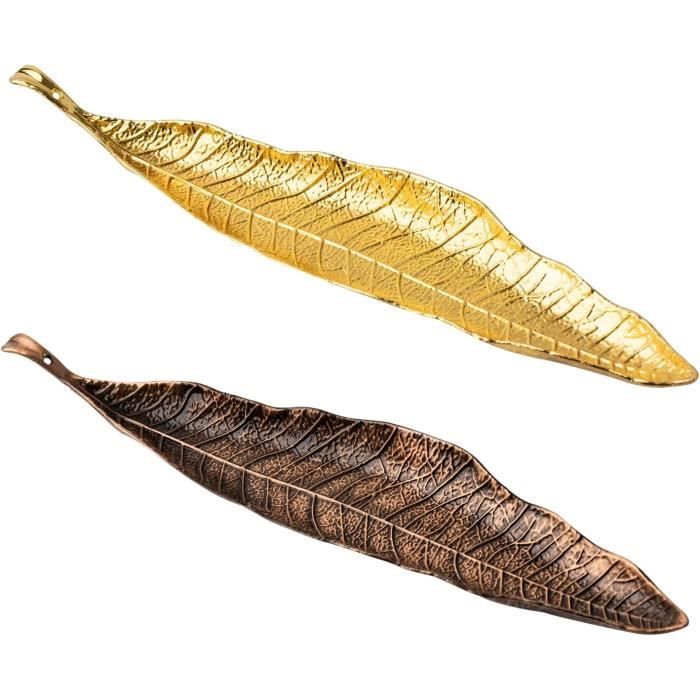 Feuille Escargot Porte Encens Ensemble Brûleur Encens Catcher Étude Chambre Décor Yoga Salle De Méditation