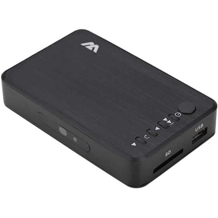 VBESTLIFE Mini Lecteur multimedia, Boitier Media Player HDMI Mini Lecteur d'USB 1080P Support 16 Langues avec Telecommande et